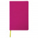 картинка Ежедневник недатированный А5 138х213 мм BRAUBERG "Flex" под кожу, гибкий, 136 л., розовый, 111683 в разных цветах с печатью логотипа.