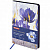 картинка Ежедневник недатированный А5 (138х213 мм), BRAUBERG VISTA, под кожу, гибкий, 136 л., "Blue flowers", 112013 в разных цветах с печатью логотипа.