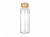 Картинка Бутылка из переработанного пластика rPET Kato Bamboo с бамбуковой крышкой, 500 мл с печатью логотипа
