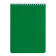 картинка Блокнот А5 146х205 мм, 60 л., гребень, перфорация на отрыв, лакированный, BRAUBERG, Зеленый, 111272 в разных цветах с печатью логотипа.