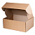 картинка Подарочная коробка универсальная малая, крафт в разных цветах с печатью логотипа.